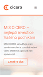 Mobile Screenshot of iscicero.cz